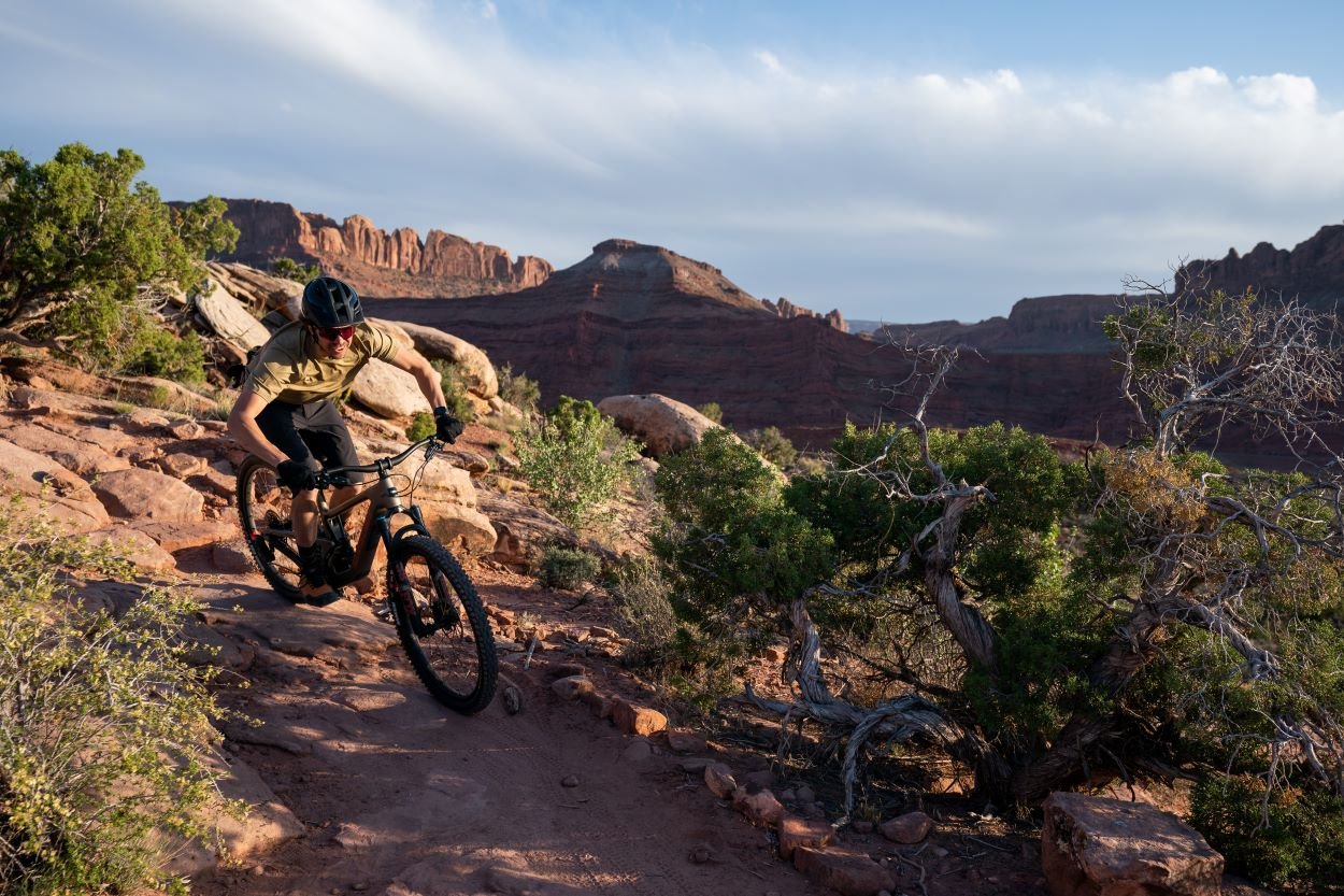 Moab bike trails